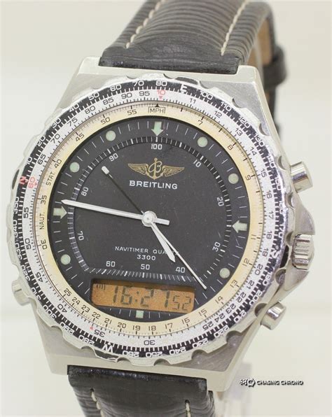 breitling navitimer quartz 3300 white|Breitling Navitimer price guide.